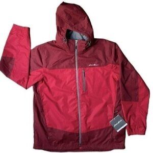 Eddie Bauer Outdoor Weatheredge Stoke Peak 3-in-1 Red + Burgundy Jacket Men’s XL